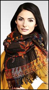 elegant scarfs and wraps, credit passigatti